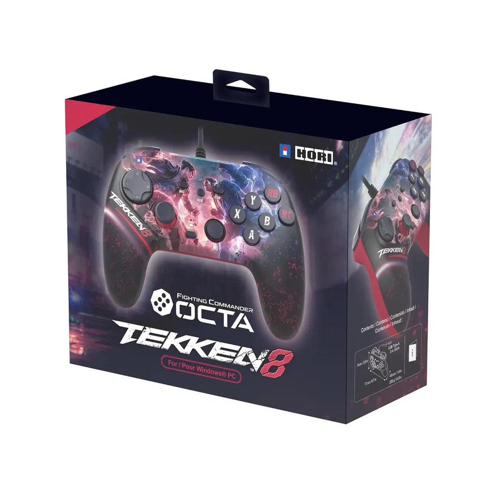 Hori Mando de Combate Octa Edición Tekken 8 para PC Windows