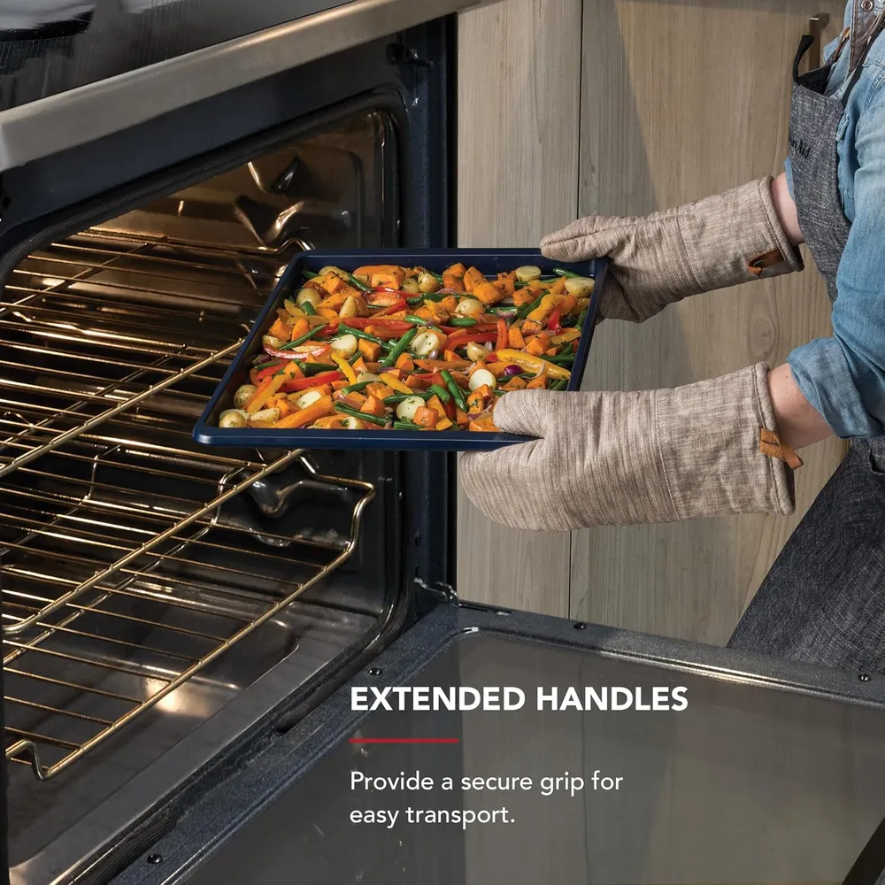 KitchenAid bandeja para hornear 13 x 18 in / 33 x 46 cm, acero | Tinta azul
