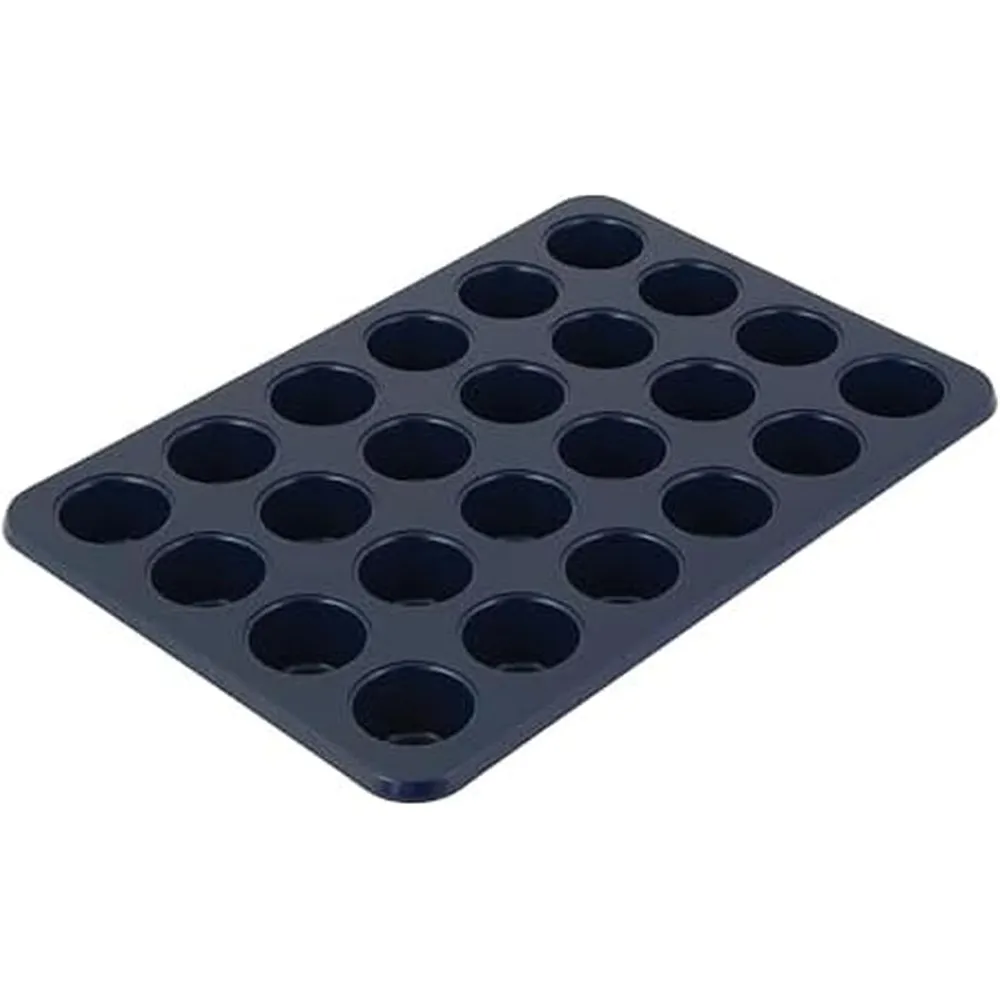 KitchenAid mini molde magdalenas 24 tazas / 5.6 l, acero | Azul