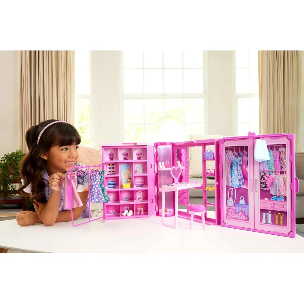 BARBIE DREAM CLOSET ARMARIO  CON ACCESORIOS