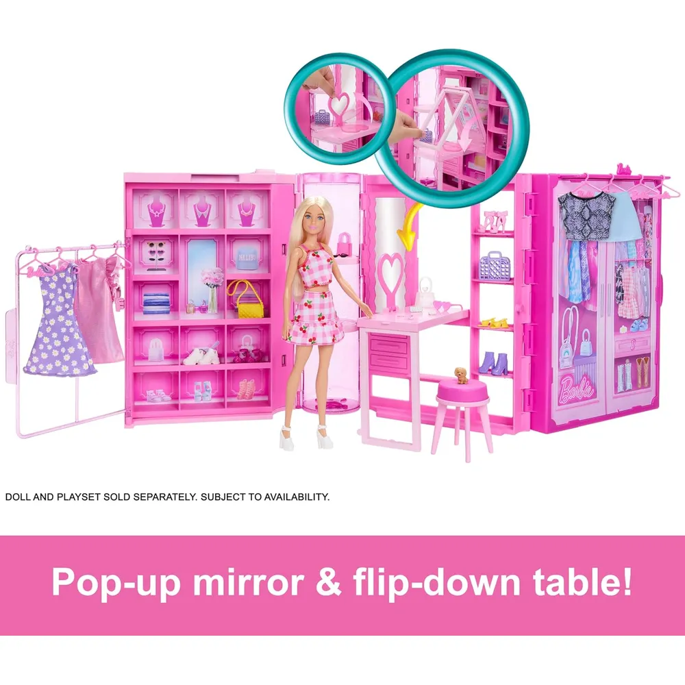 BARBIE DREAM CLOSET ARMARIO  CON ACCESORIOS