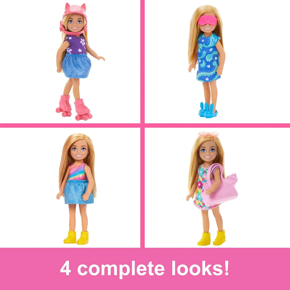 BARBIE CHELSEA ARMARIO CON ROPA Y ACCESORIOS