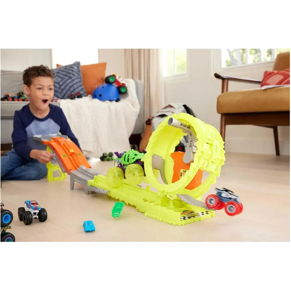 HOT WHEELS MONSTER TRUCKS SKELESAURUS SET 2 PZS
