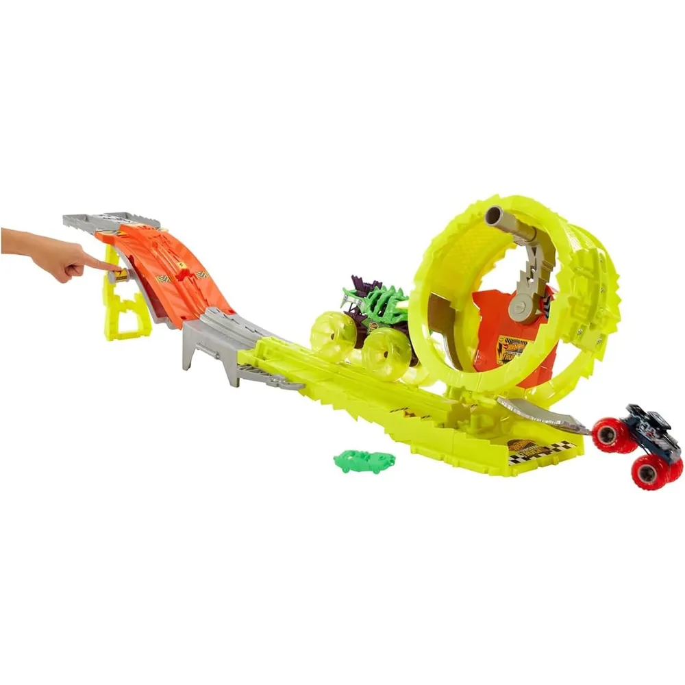 HOT WHEELS MONSTER TRUCKS SKELESAURUS SET 2 PZS