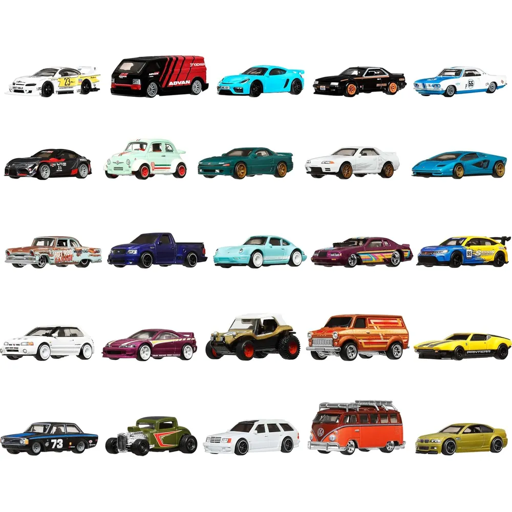 HOT WHEELS AUTOS BOULEVARD FACTORY SET 25 PZS