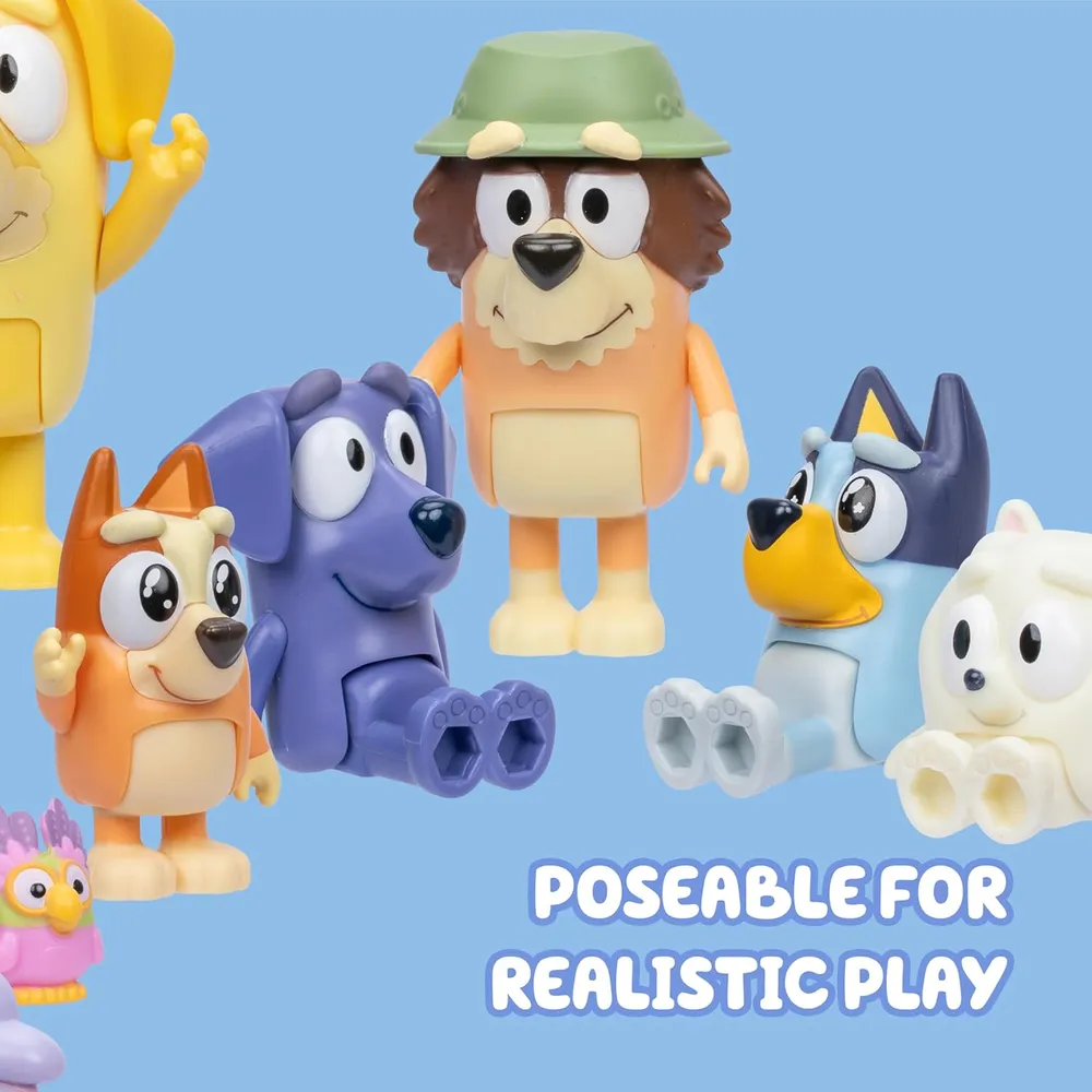 BLUEY superfan set 11 figuras 6-7 cm