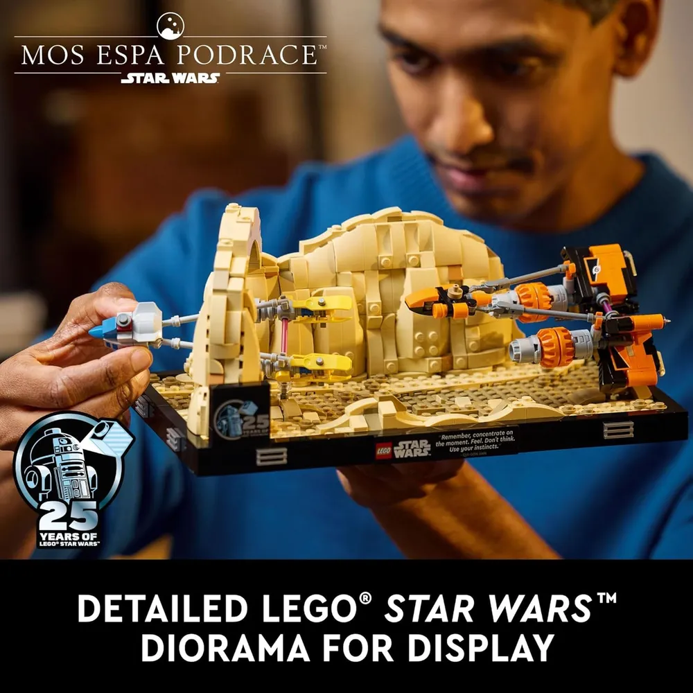 Lego Star Wars La Amenaza Fantasma Diorama Mos Espa con vaina