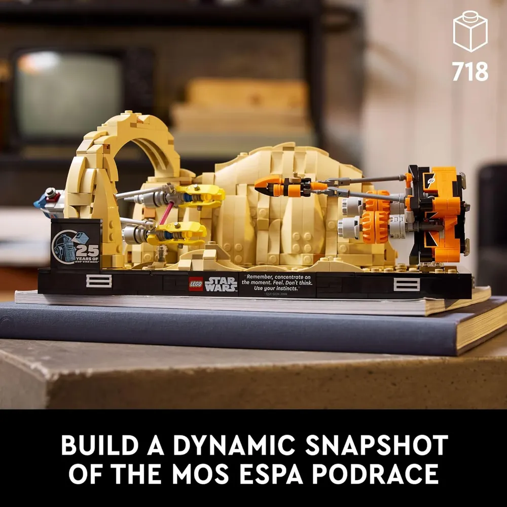 Lego Star Wars La Amenaza Fantasma Diorama Mos Espa con vaina
