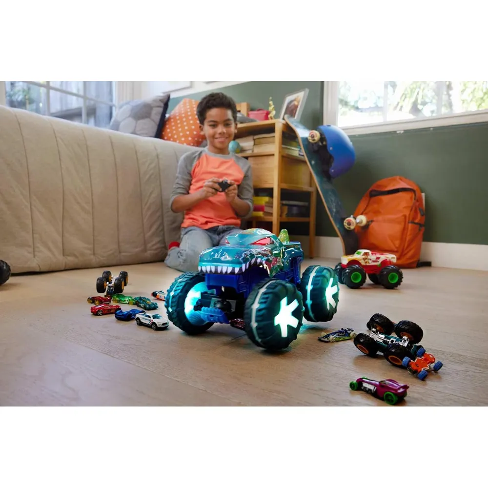 HOT WHEELS AUTO RC MONSTER TRUCKS BLUE