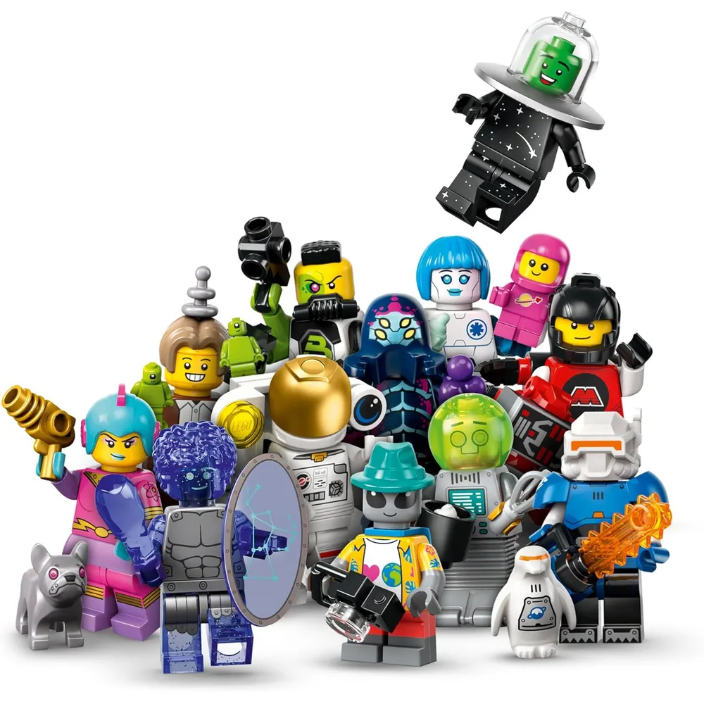 Lego Minifiguras Serie 26 Espacio, paquete de 6 coleccionables