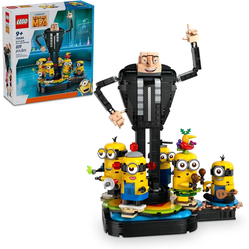 Lego Gru 4 Figura de Gru y Minions para construir y bailar