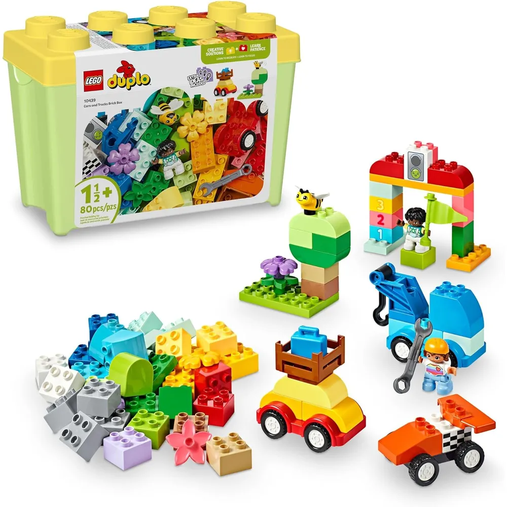 Lego Duplo Coches y Camiones Clásicos, juguetes educativos STEM
