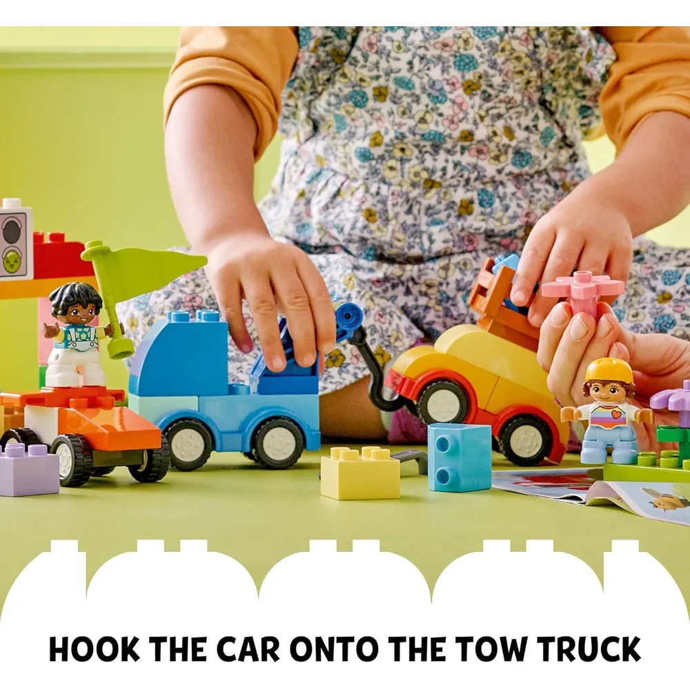 Lego Duplo Coches y Camiones Clásicos, juguetes educativos STEM