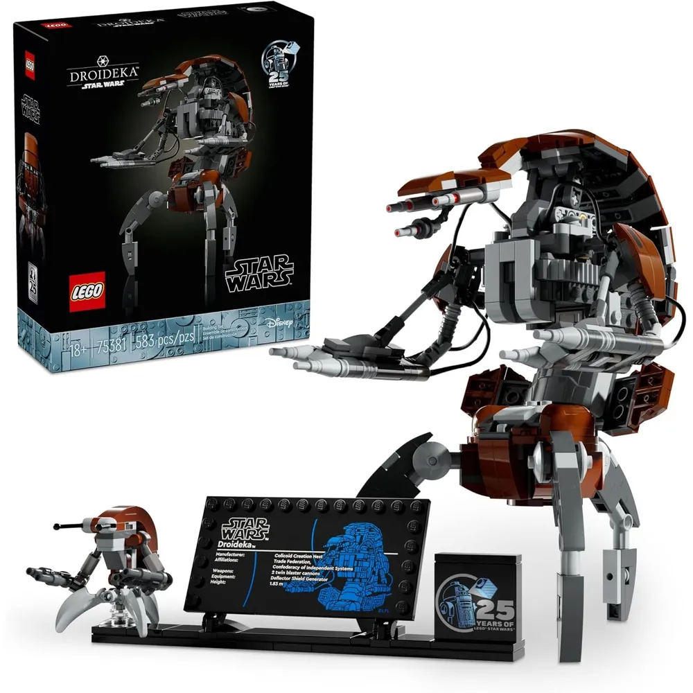 Lego Star Wars Droideka, figura coleccionable para construir y exhibir