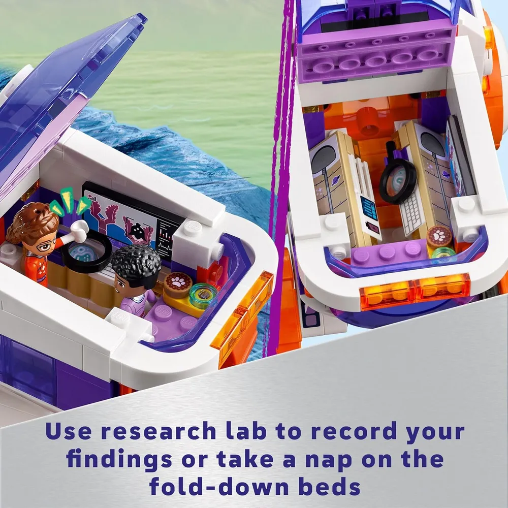 Lego Friends Rover de investigación espacial, incluye minimuñecas, perro y alienígenas