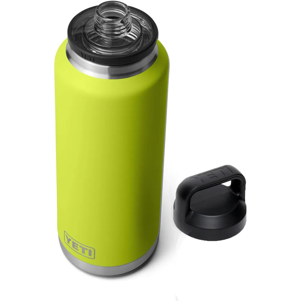 YETI Botella Rambler con Tapa de Chupón de 46 oz | Amarillo Limón