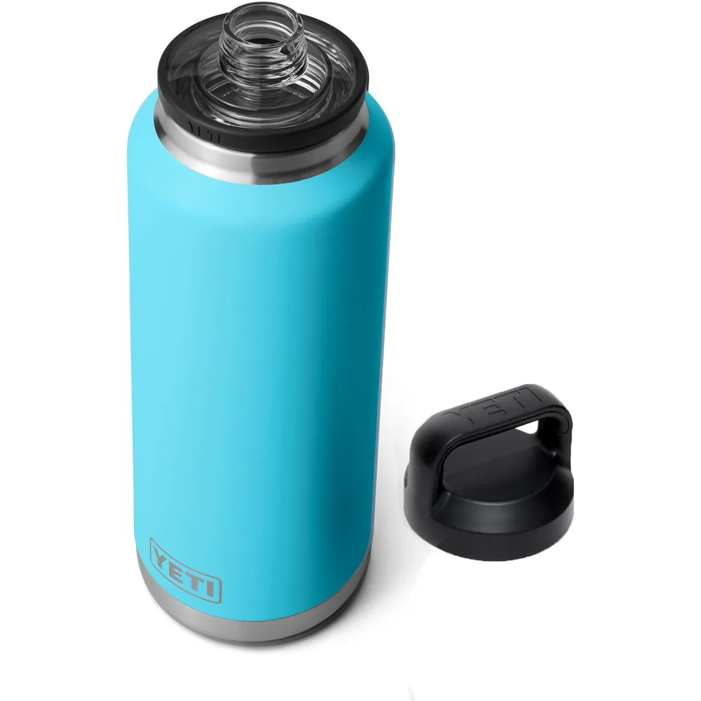 YETI Botella Rambler con Tapa de Chupón de 46 oz | Celeste Neón