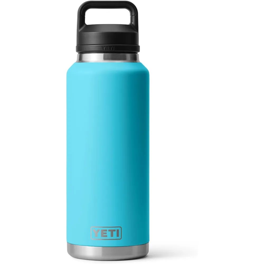 YETI Botella Rambler con Tapa de Chupón de 46 oz | Celeste Neón