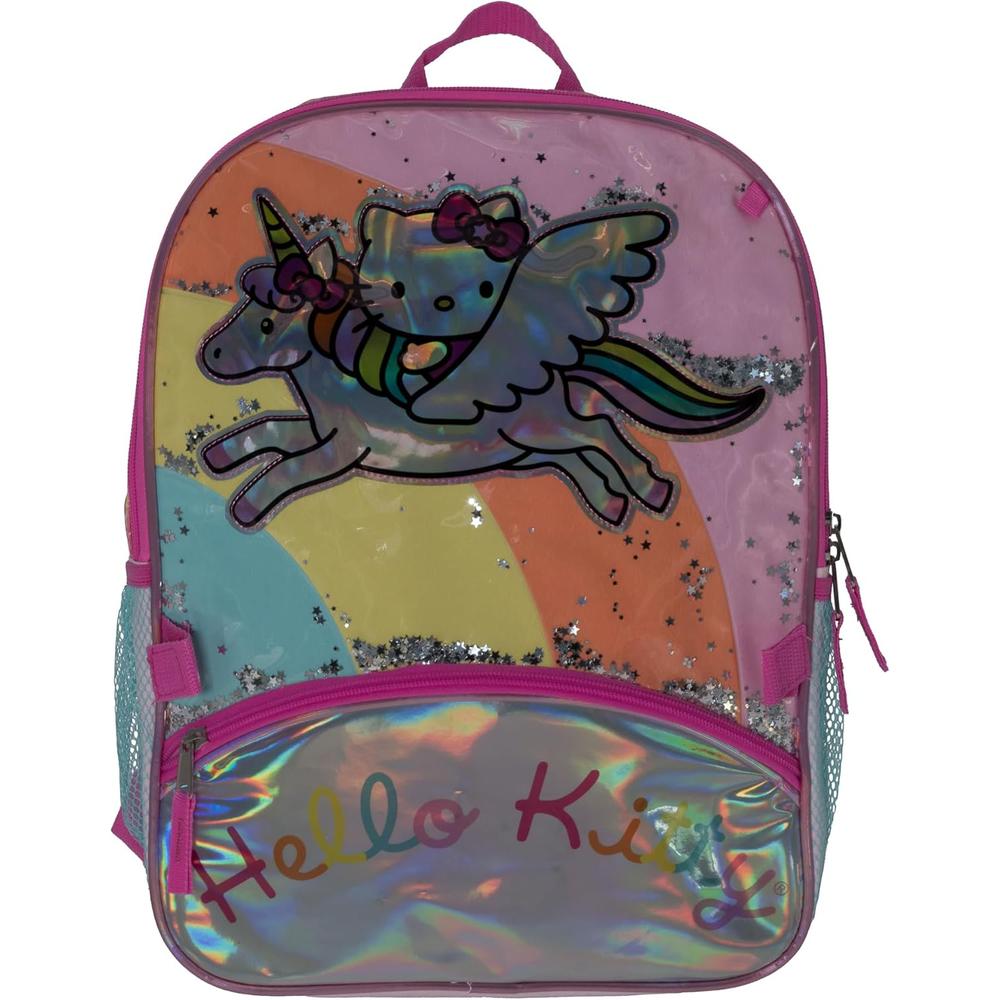 Hello Kitty | Juego de Mochila de 4 piezas para niñas y niños de 16"