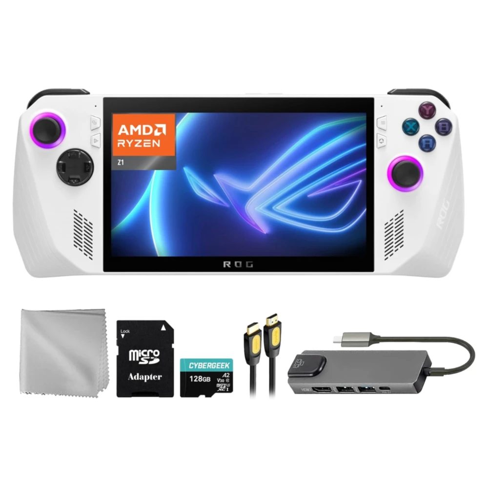 b0cptfj2mb_0.webp CONSOLA PORTÁTIL ASUS ROG ALLY AMD RYZEN Z1 FHD 7" 512GB SSD 16GB RAM 5 EN 1