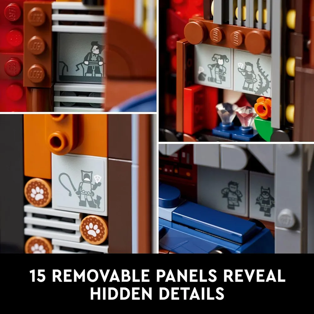 Lego DC Batman, Ciudad Gótica, set para adultos con minifiguras coleccionables