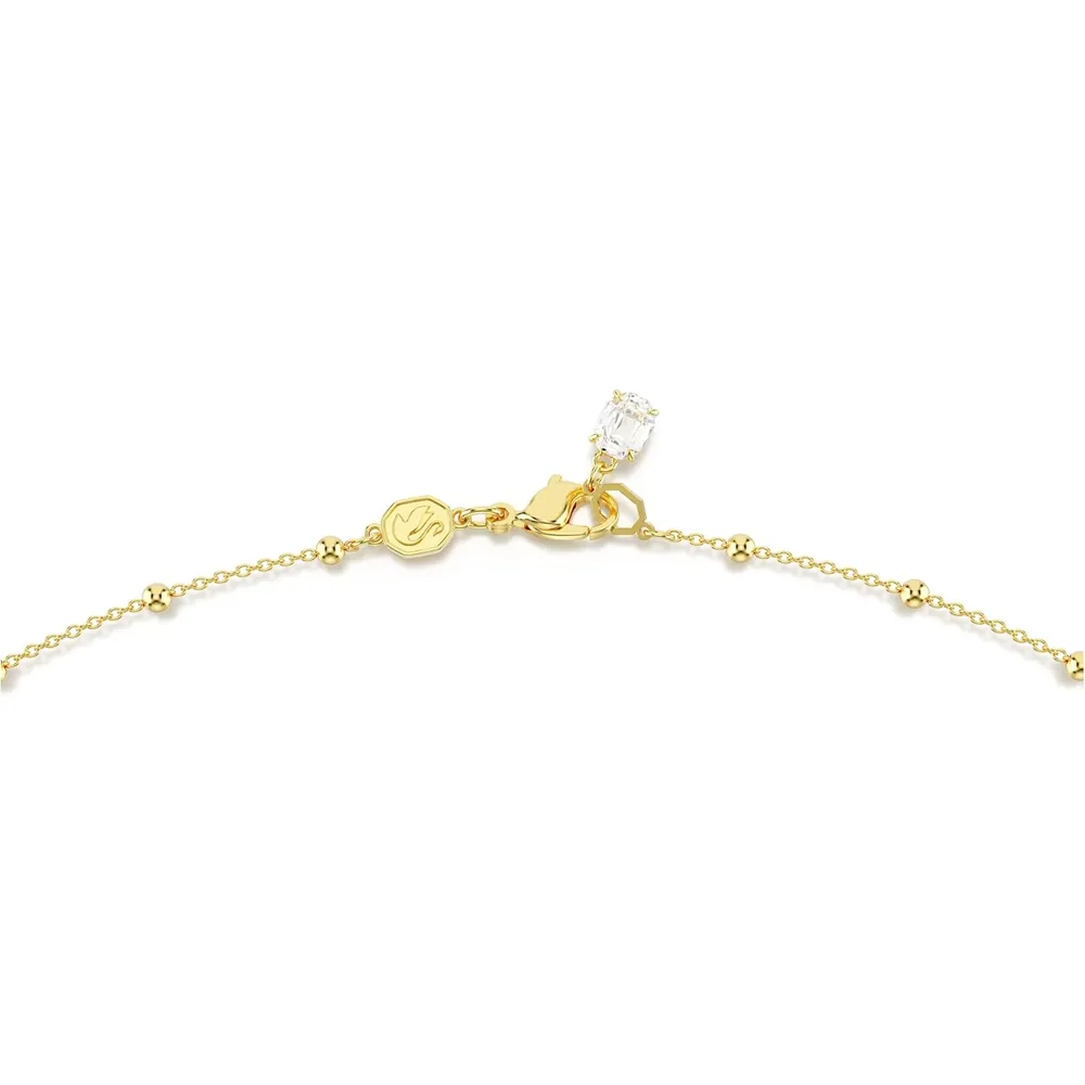 SWAROVSKI COLLAR CRISTALES REDONDO IMBER ACABADO ORO PARA MUJER | DORADO/BLANCO