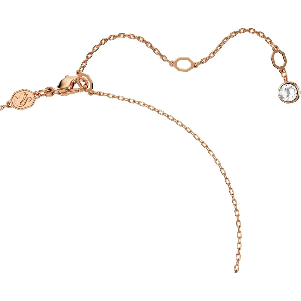 SWAROVSKI COLLAR PENDIENTE INFINITO HYPERBOLA ACABADO ORO ROSA PARA MUJER | ORO ROSA