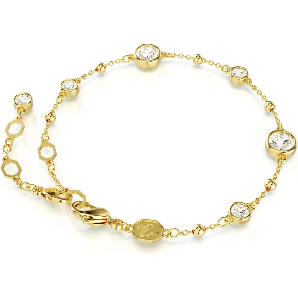 SWAROVSKI PULSERA CRISTALES REDONDO IMBER ACABADO ORO PARA MUJER | ORO