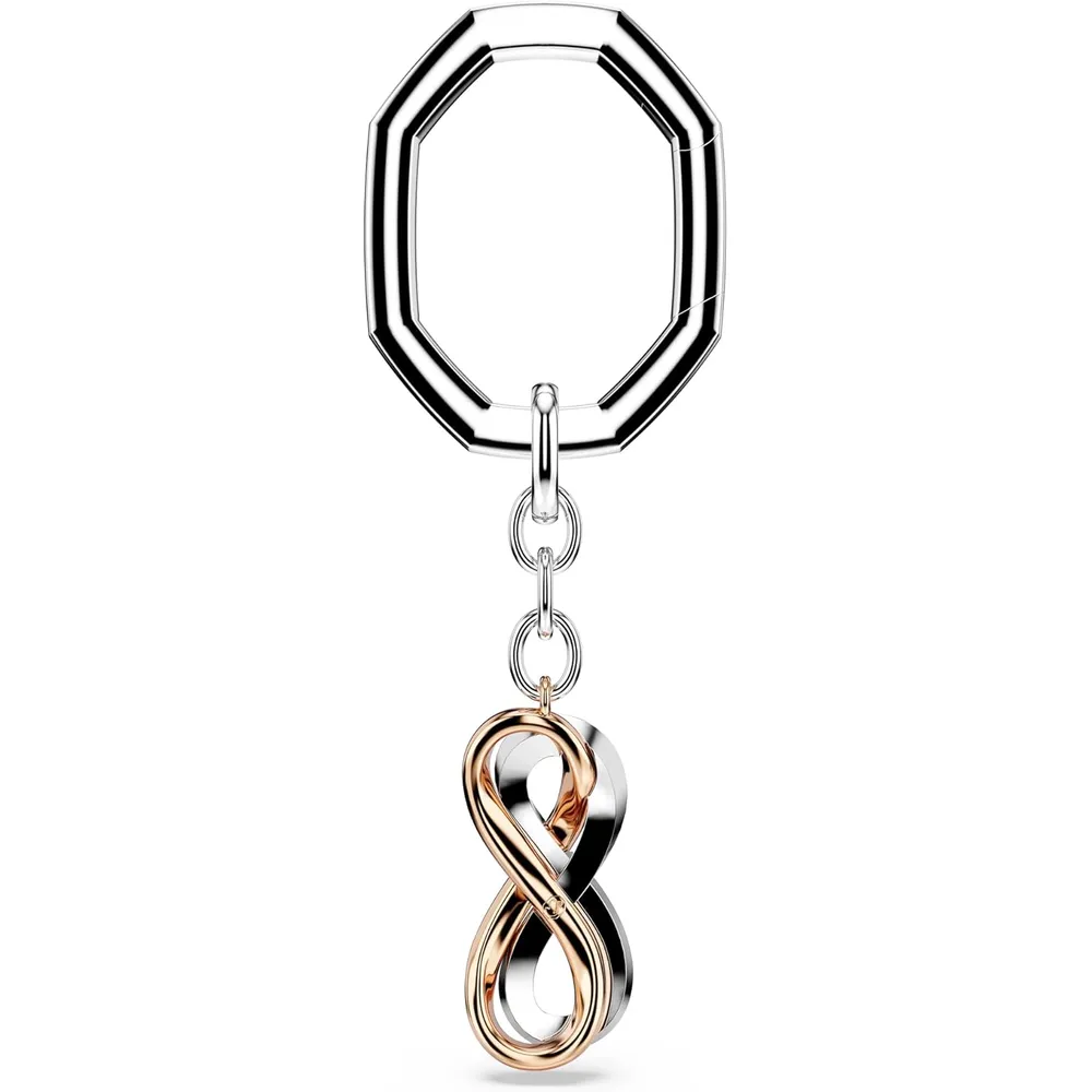 SWAROVSKI LLAVERO INFINITO HYPERBOLA ACABADO MIXTO PARA MUJER | PLATEADO / ORO ROSA