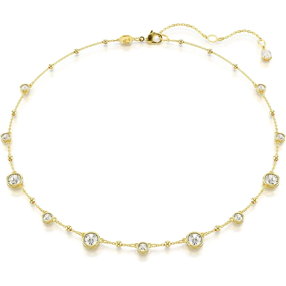 SWAROVSKI COLLAR CRISTALES REDONDO IMBER ACABADO ORO PARA MUJER | DORADO