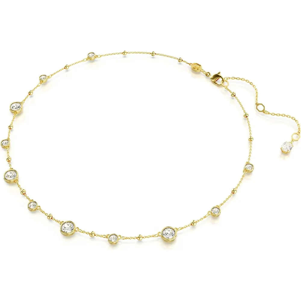 SWAROVSKI COLLAR CRISTALES REDONDO IMBER ACABADO ORO PARA MUJER | DORADO