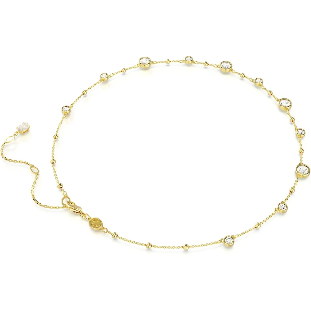 SWAROVSKI COLLAR CRISTALES REDONDO IMBER ACABADO ORO PARA MUJER | DORADO