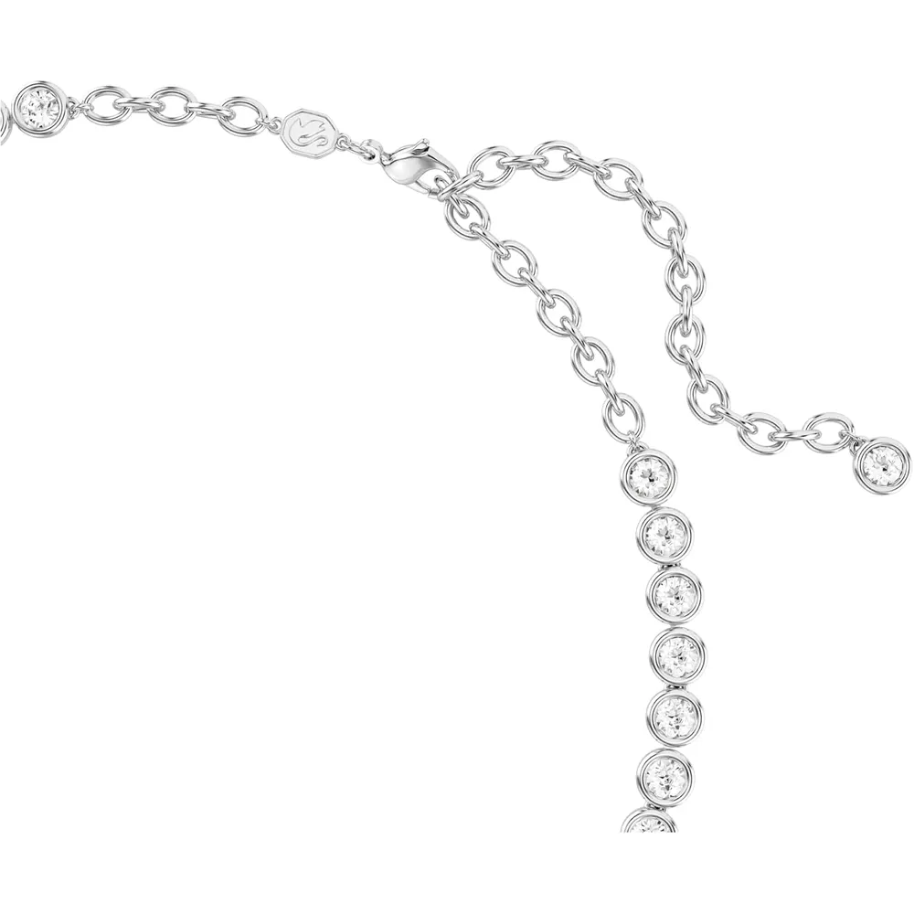b0cpz7tcwm_2_webp.webp SWAROVSKI COLLAR TENNIS CRISTALES REDONDO IMBER ACABADO RODIO PARA MUJER | PLATEADO