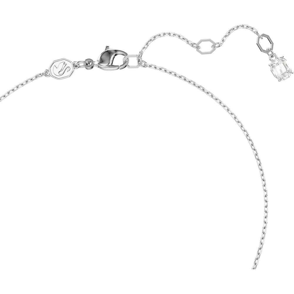 SWAROVSKI COLLAR PENDIENTE CORAZÓN IDYLLIA ACABADO RODIO PARA MUJER | AZUL