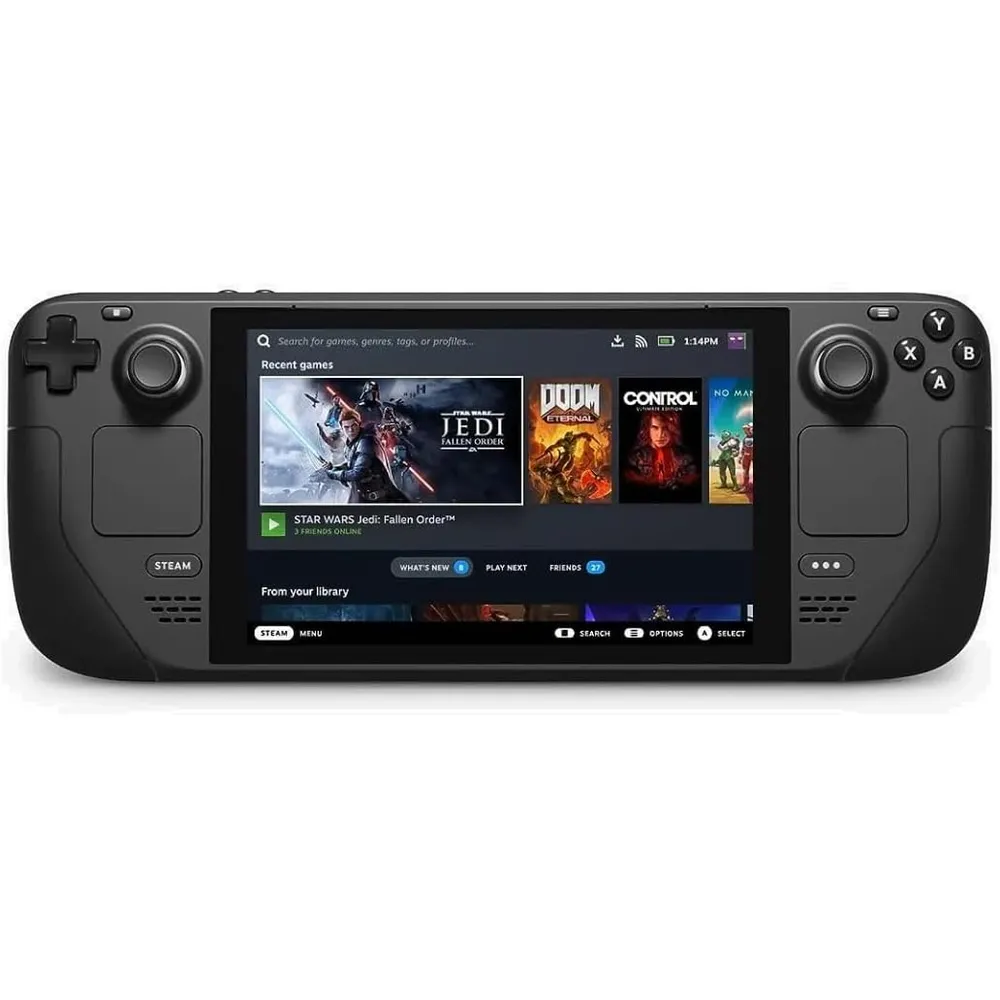 Valve Steam Deck OLED 512GB - Consola portátil HDR con mejor batería | Negro