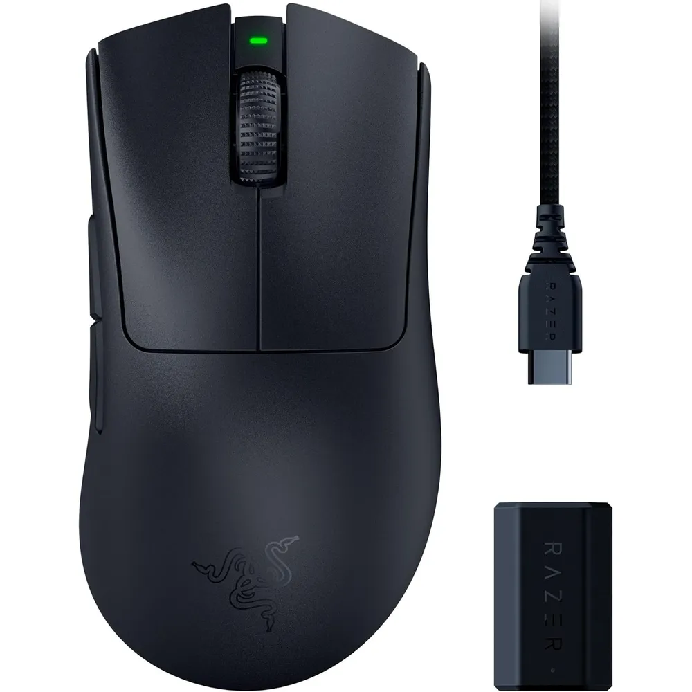 MOUSE INALÁMBRICO DEATHADDER V3 PRO 8000 HZ RAZER | NEGRO
