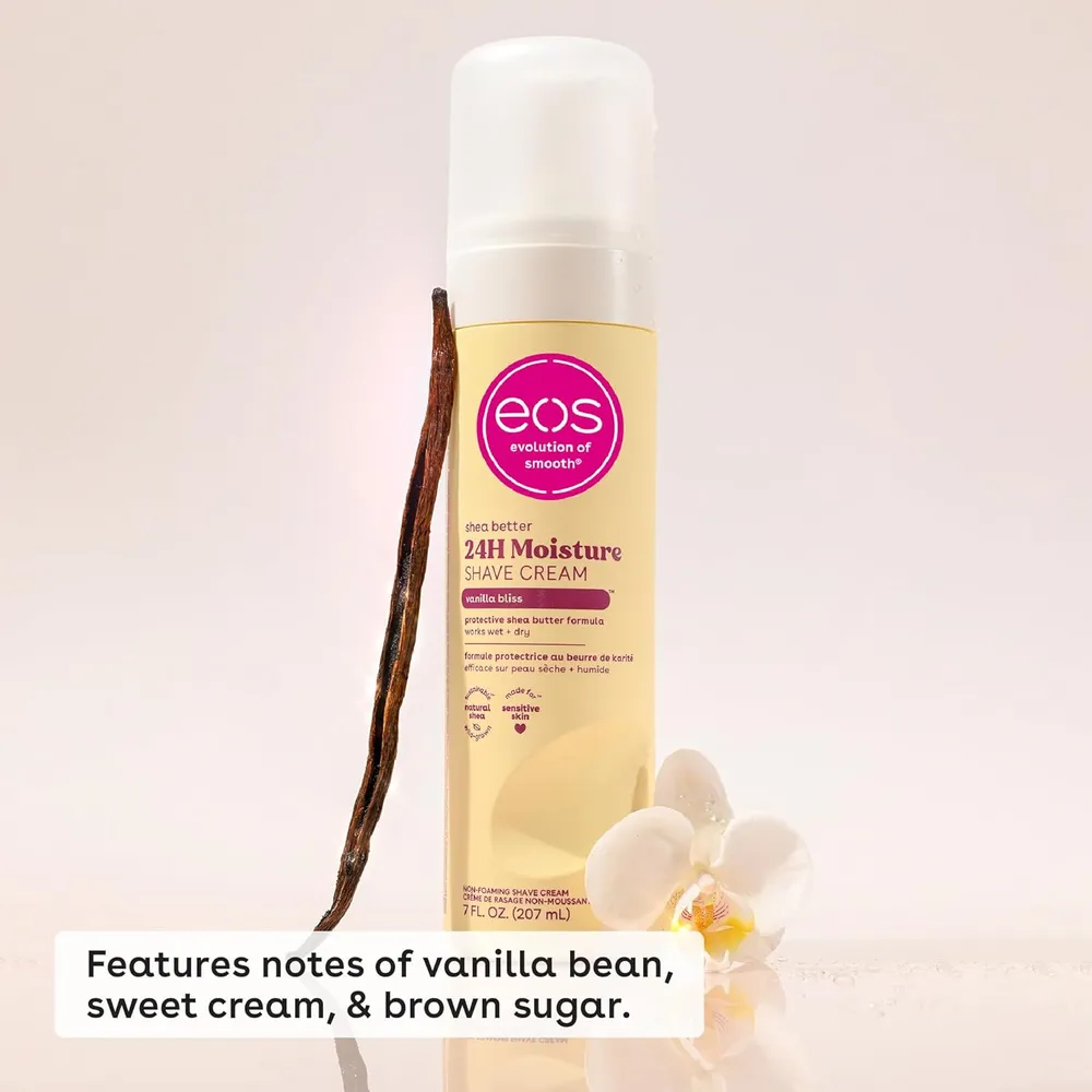 EOS Shea Better crema de afeitar pack 2 Vanilla Bliss | 7 oz / 207 ml