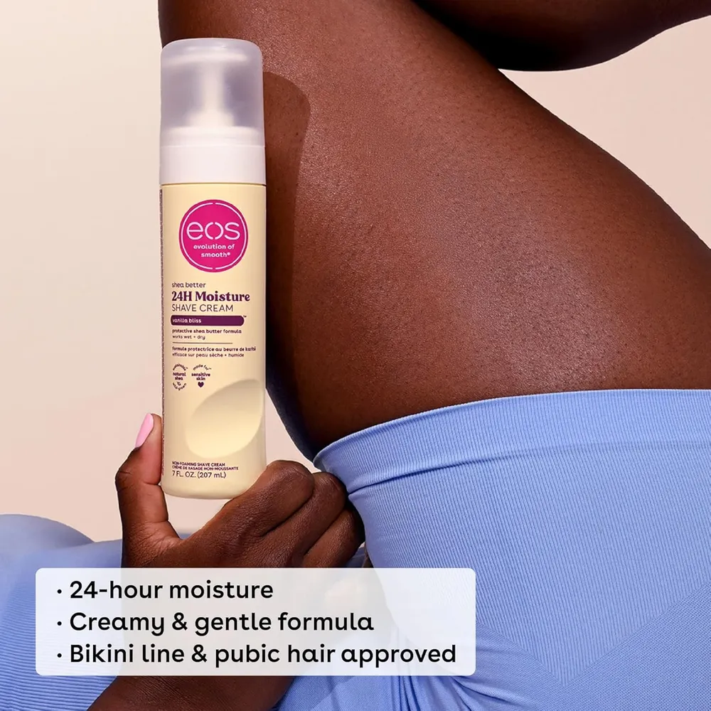 EOS Shea Better crema de afeitar pack 2 Vanilla Bliss | 7 oz / 207 ml