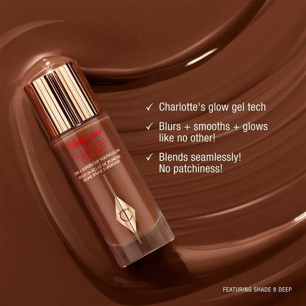 Charlotte Tilbury Hollywood FlawlessFilter Prebase e iluminador líquido | 8 Deep