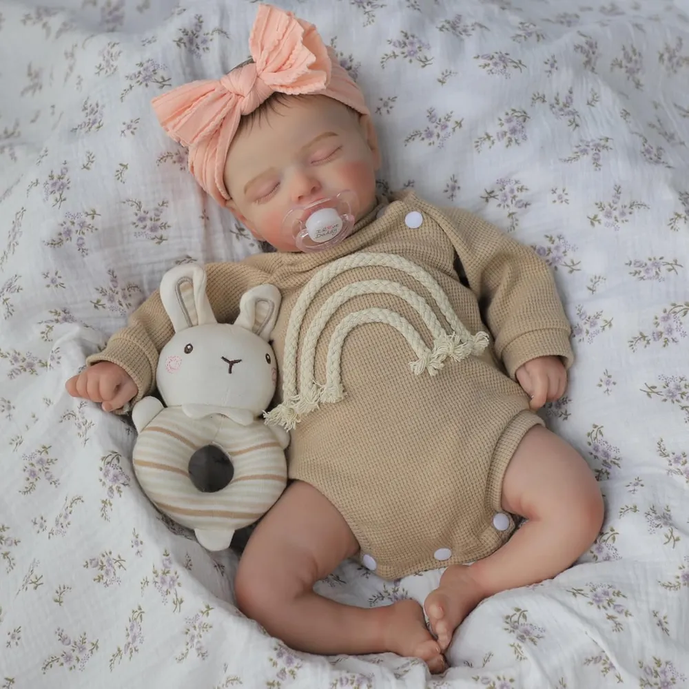 MUÑECA BEBÉ REBORN 20" / 51 CM CON ACCESORIOS