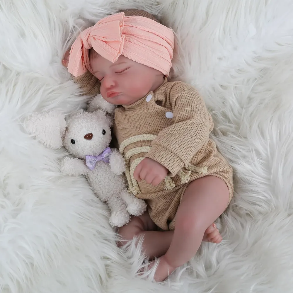 MUÑECA BEBÉ REBORN 20" / 51 CM CON ACCESORIOS