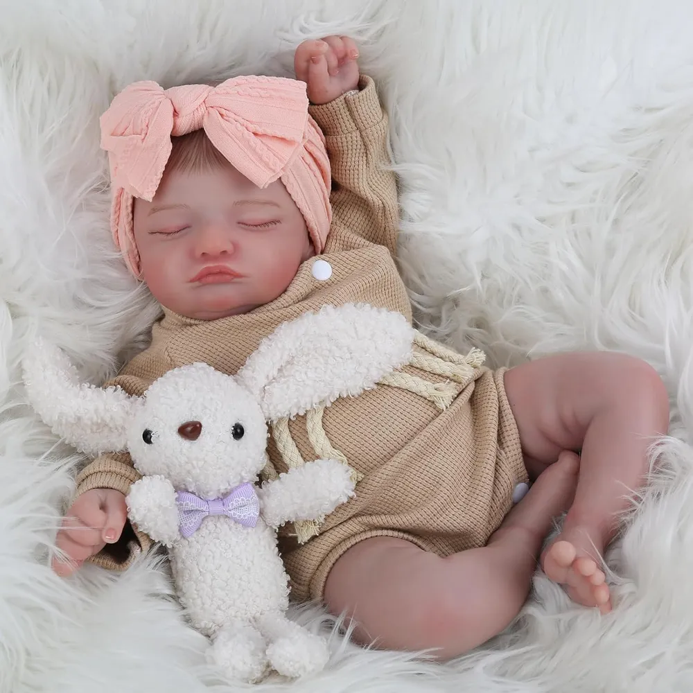 MUÑECA BEBÉ REBORN 20" / 51 CM CON ACCESORIOS