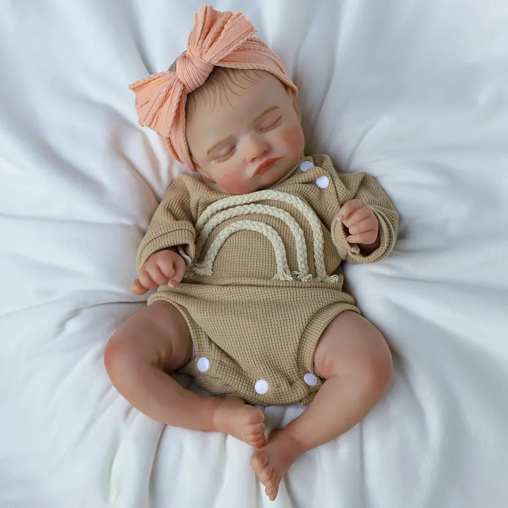 MUÑECA BEBÉ REBORN 20" / 51 CM CON ACCESORIOS