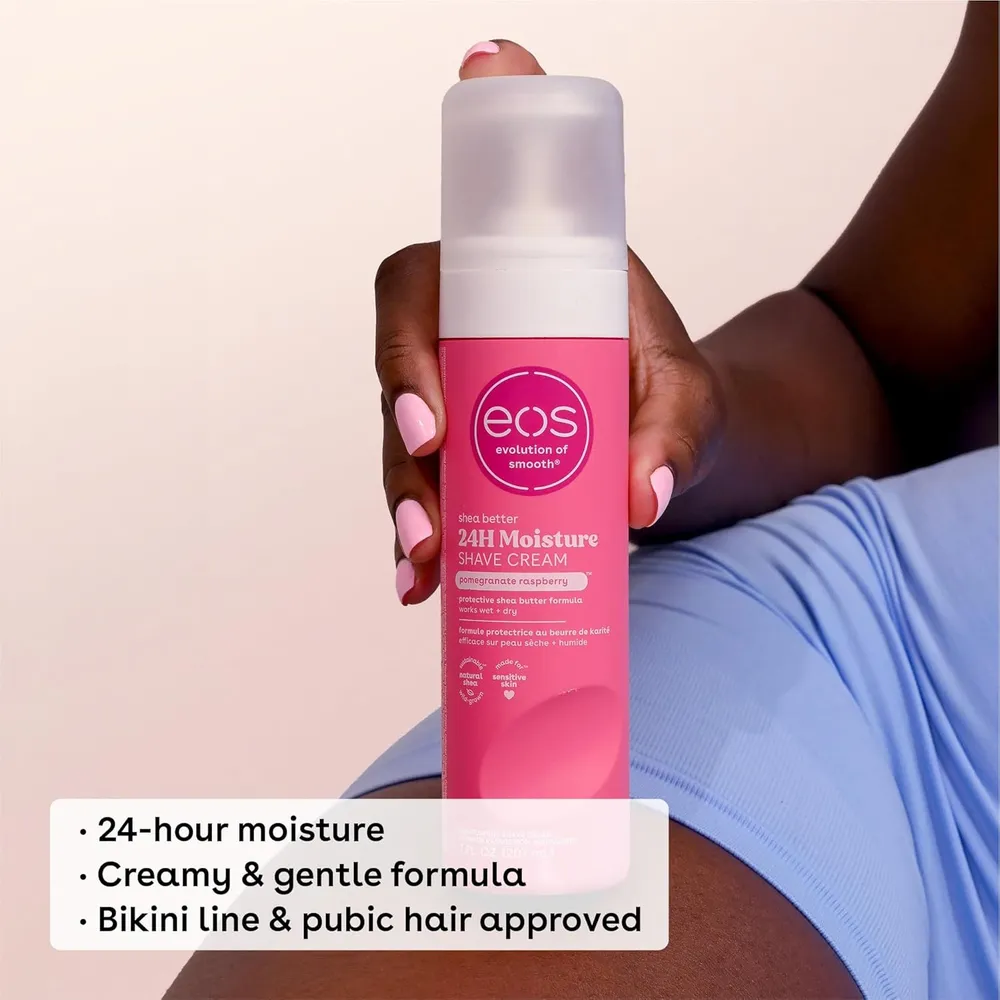 EOS Shea Better crema de afeitar pack 2 Pomegranate Raspberry | 7 oz / 207 ml