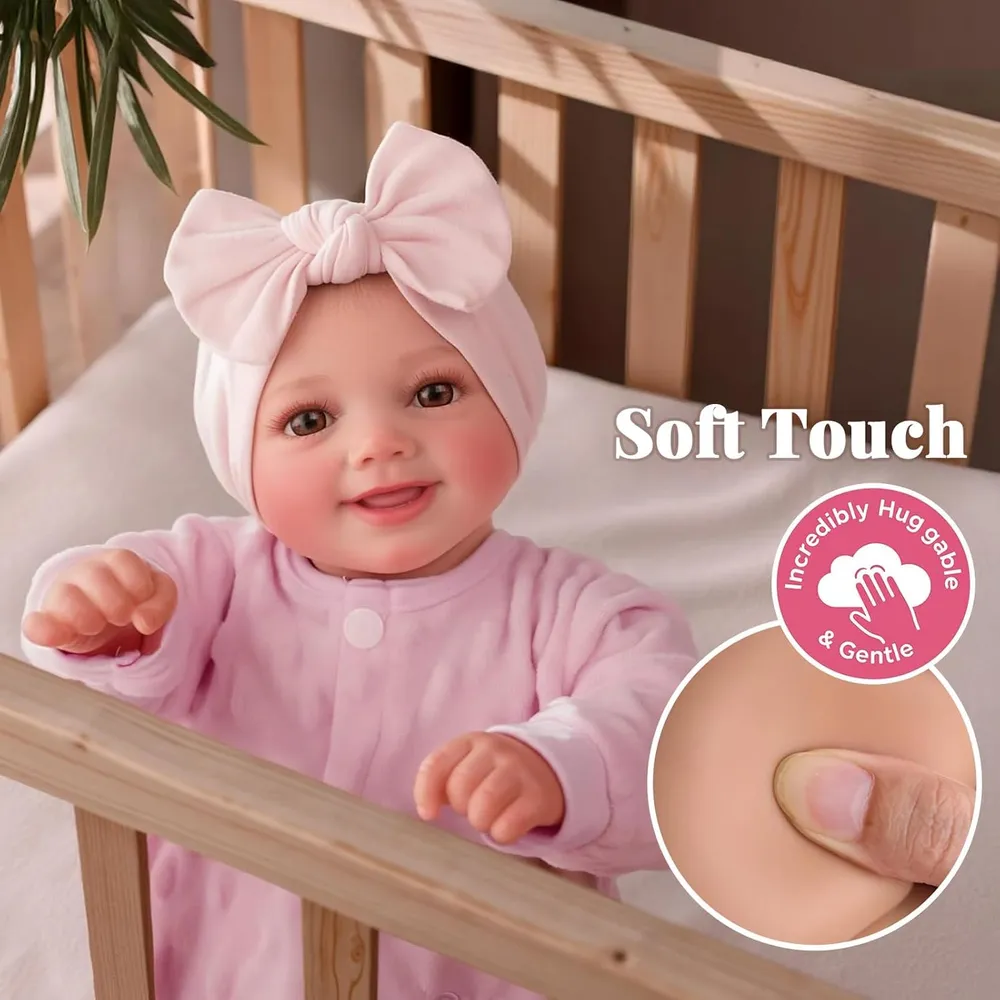 BABESIDE SUNNY muñeca bebé 17"/43 cm con accesorios