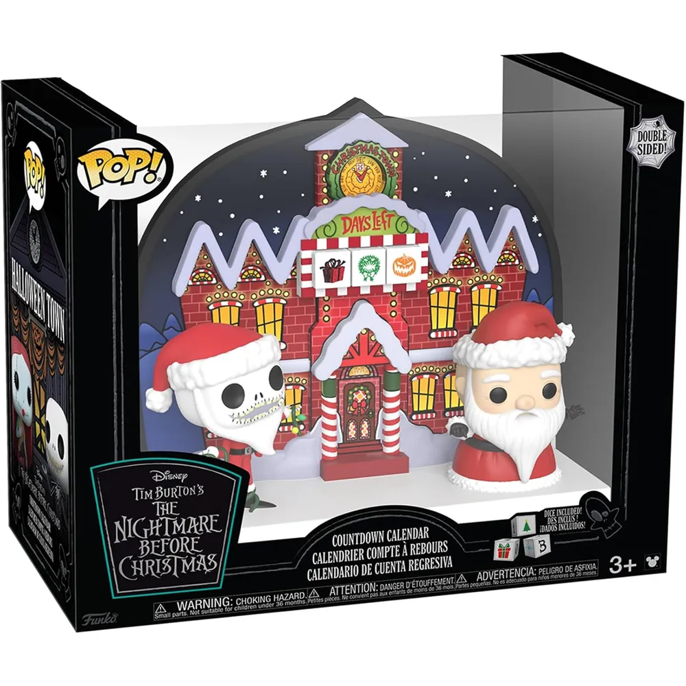 Funko Calendario de cuenta regresiva | La Pesadilla Antes de Navidad (doble cara)