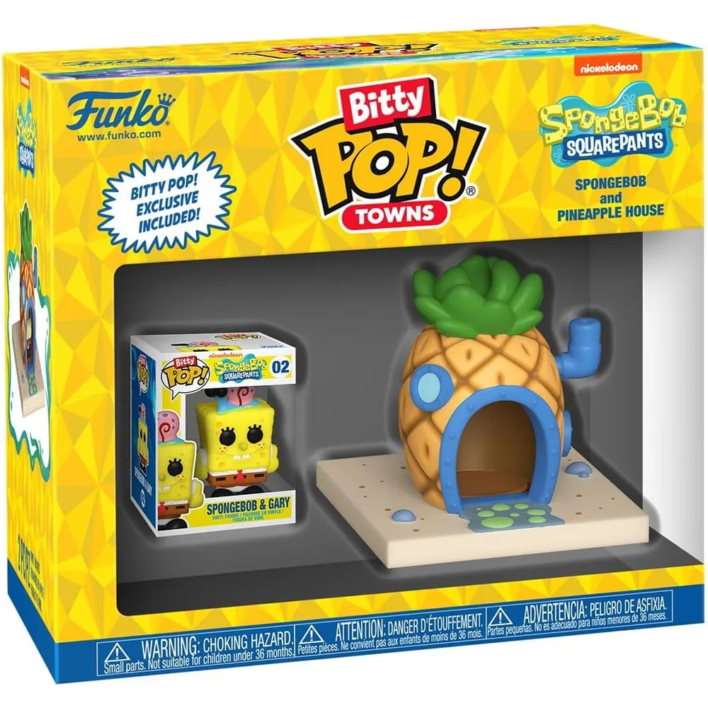 Funko Pop | Bob Esponja y Casa Piña de Bitty Town