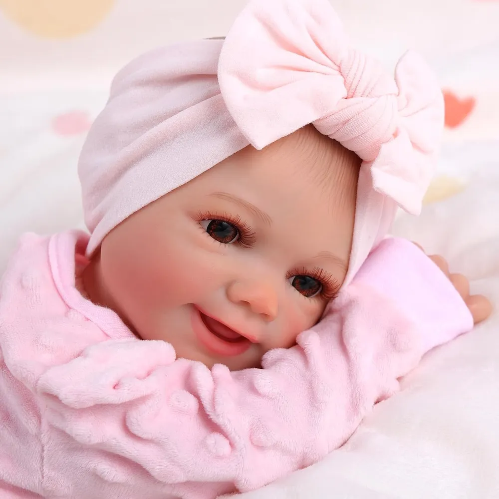 BABESIDE SUNNY muñeca bebé reborn 17"/43 cm con accesorios