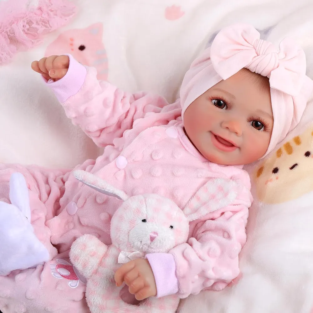 BABESIDE SUNNY muñeca bebé reborn 17"/43 cm con accesorios