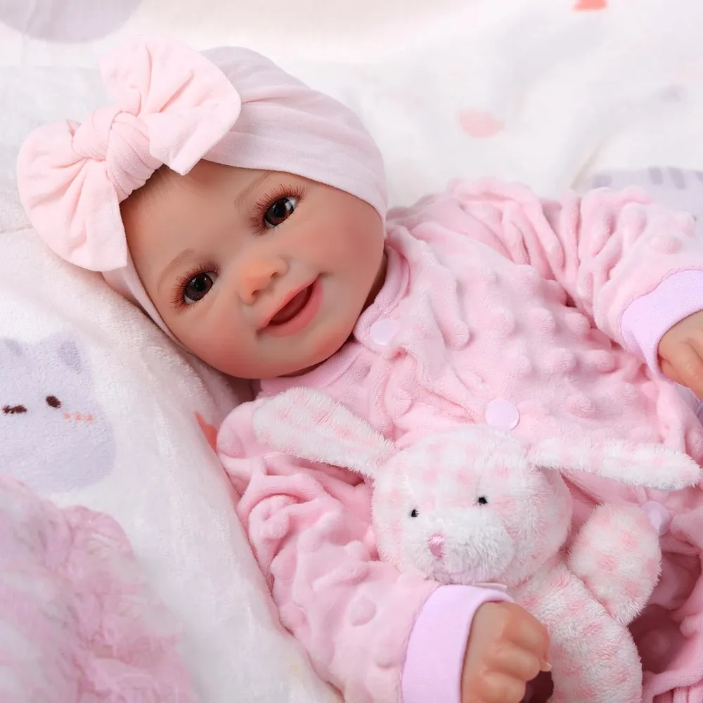 BABESIDE SUNNY muñeca bebé reborn 17"/43 cm con accesorios